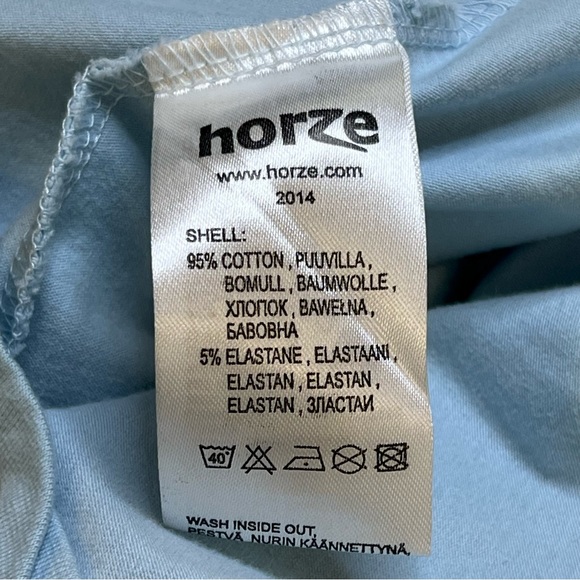 Horze Crescendo Rider Stories Long Sleeve Polo With Embroidered & Patch … - Picture 12 of 14